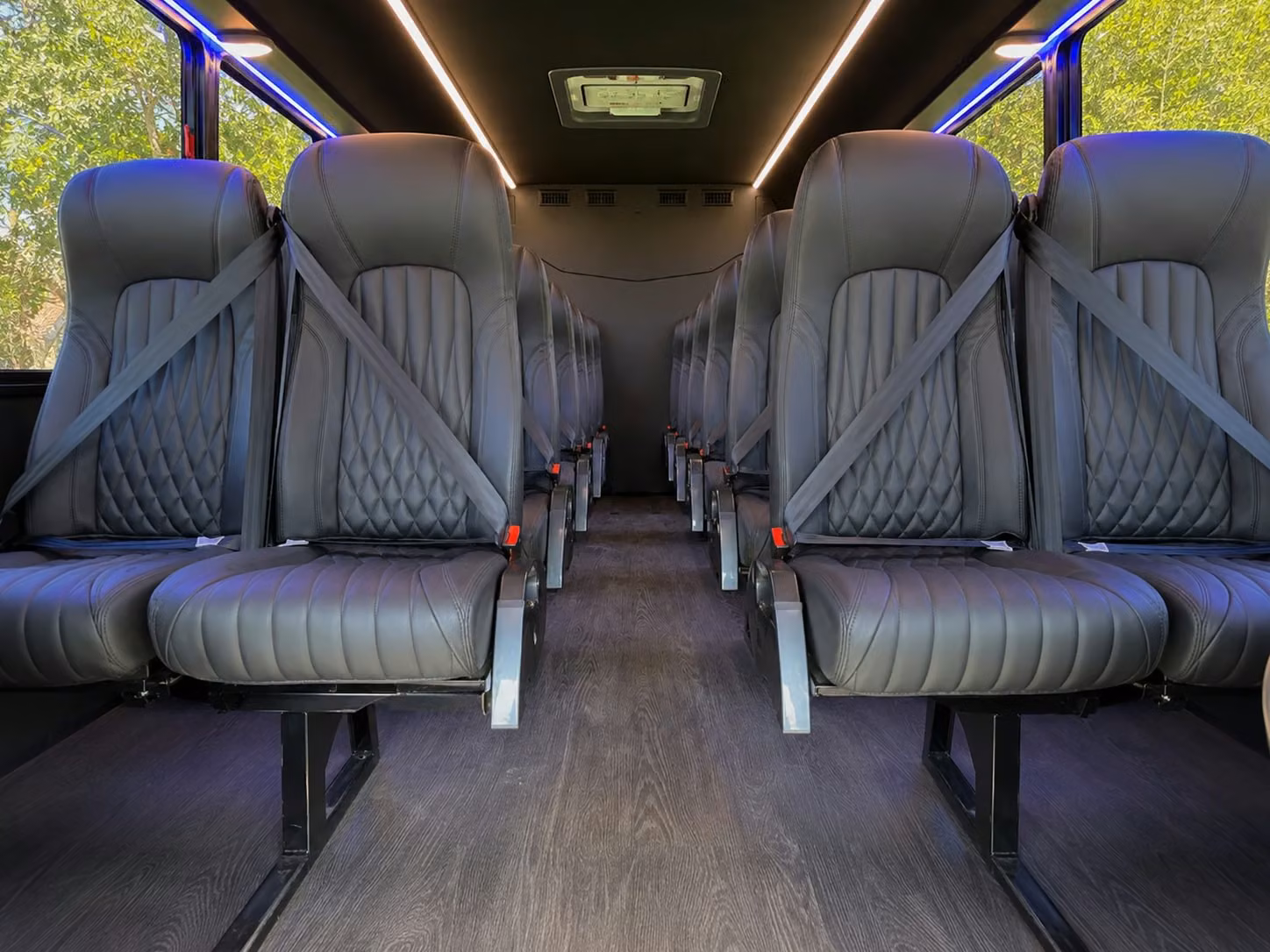 20 passenger minibus interior