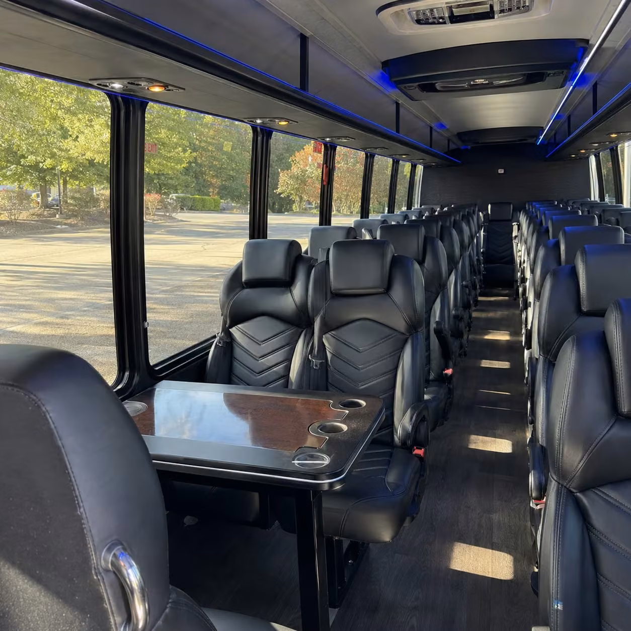 35 passenger minibus interior