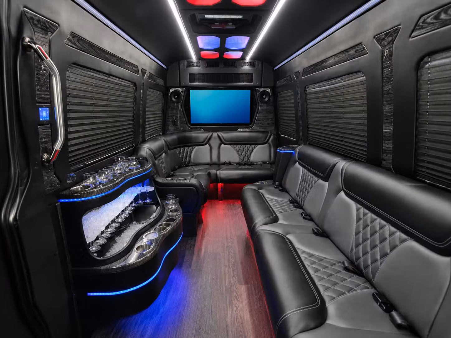hotel shuttle bus rentals between palm desert resorts and concert venues
