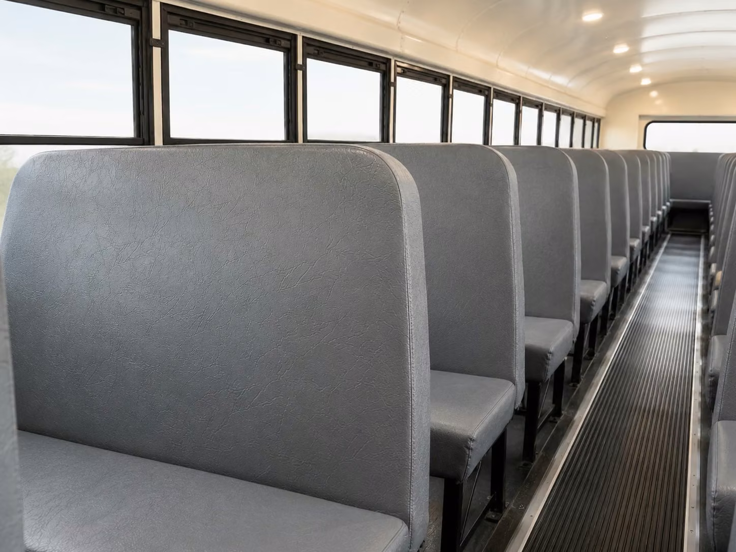 school bus interior